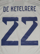 Load image into Gallery viewer, Rode Duivels 2022-24 Away shirt MATCH ISSUE #22 Charles De Ketelaere vs Egypt