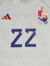 Load image into Gallery viewer, Rode Duivels 2022-24 Away shirt MATCH ISSUE #22 Charles De Ketelaere vs Egypt