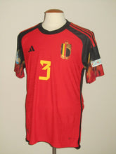 Load image into Gallery viewer, Rode Duivels 2022-24 Home shirt PLAYER ISSUE EK U21 #3