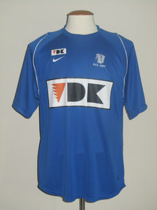 KAA Gent 2005-06 Home shirt MATCH ISSUE/WORN #16 Steve Cooreman *damaged*