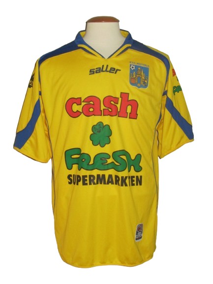 KVC Westerlo 2006-07 Home shirt MATCH ISSUE/WORN #4 Wouter Corstjens