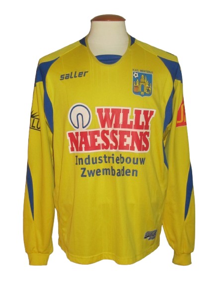 KVC Westerlo 2007-08 Home shirt MATCH ISSUE/WORN #24 Enzo Neve