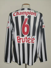 Load image into Gallery viewer, RCS Charleroi 2003-04 Home shirt MATCH/ISSUE WORN #6 Sébastien Chabaud *signed*