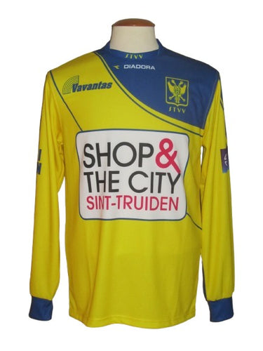 Sint-Truiden VV 2014-15 Home shirt MATCH ISSUE/WORN #24 Salomon Nirisarike