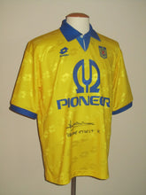 Load image into Gallery viewer, KSK Beveren 1993-95 Home shirt MATCH ISSUE/WORN #11 Hervé Van Overtvelt *signed*