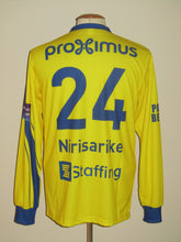 Load image into Gallery viewer, Sint-Truiden VV 2014-15 Home shirt MATCH ISSUE/WORN #24 Salomon Nirisarike