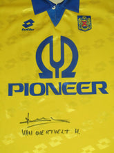 Load image into Gallery viewer, KSK Beveren 1993-95 Home shirt MATCH ISSUE/WORN #11 Hervé Van Overtvelt *signed*