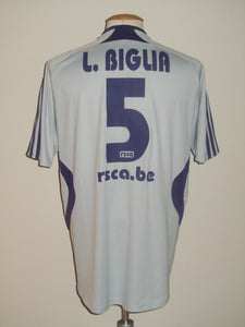 RSC Anderlecht 2007-08 Away shirt L #5 Lucas Biglia