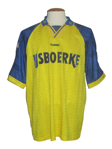 KFC Tielen 1996-97 Home shirt MATCH ISSUE/WORN #14 Christopher Nwosu