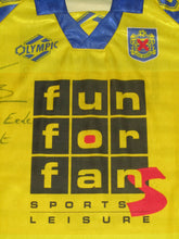 Load image into Gallery viewer, KSK Beveren 1996-97 Home shirt MATCH ISSUE/WORN #9 Bart Van Den Eede *signed*