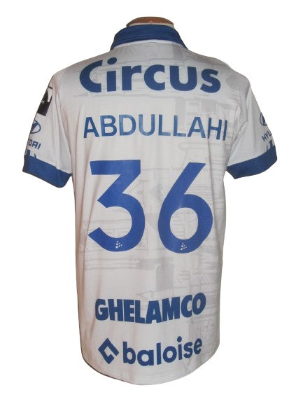 KAA Gent 2022-23 Away shirt MATCH ISSUE #36 Ahmed Abdullahi
