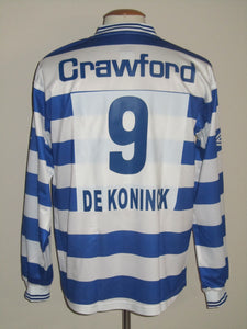 KAA Gent 2001-02 Home shirt L/S L #9 De Koninck