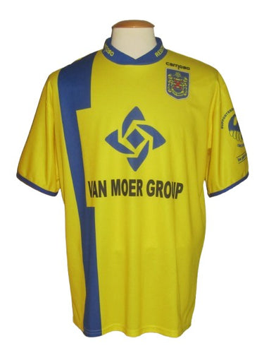 KSK Beveren 2008-09 Home shirt MATCH ISSUE/WORN #6 Jeffrey Rentmeister
