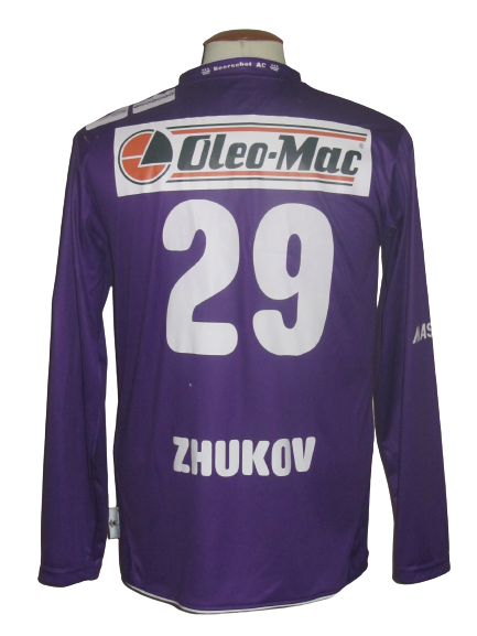 K. Beerschot AC 2012-13 Home shirt MATCH ISSUE #29 Georgi Zhukov