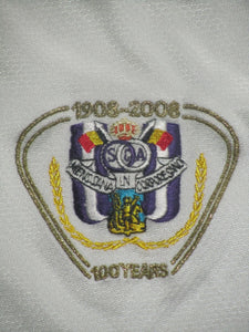 RSC Anderlecht 2009-10 Home shirt MATCH ISSUE/WORN Europa League #21 Tom de Sutter *signed*