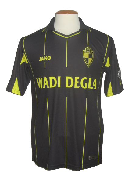 Lierse SK 2013-14 Home shirt MATCH ISSUE/WORN #6 Manuel Benson