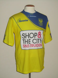 Sint-Truiden VV 2014-15 Home shirt MATCH ISSUE/WORN #24 Salomon Nirisarike