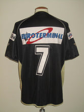 Load image into Gallery viewer, Royal Excel Mouscron 2003-04 Away shirt MATCH ISSUE/WORN #7 Tidiany Coulibaly *damaged*