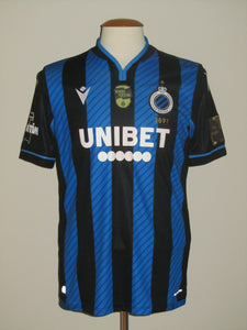 Club Brugge 2020-21 Home shirt MATCH ISSUE/WORN #7 Tahith Chong