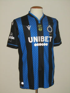 Club Brugge 2020-21 Home shirt MATCH ISSUE/WORN #7 Tahith Chong
