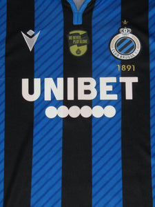 Club Brugge 2020-21 Home shirt MATCH ISSUE/WORN #7 Tahith Chong