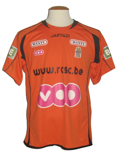 RCS Charleroi 2010-11 Away shirt MATCH ISSUE/WORN #29 Allesandro Cordaro