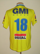 Load image into Gallery viewer, KVC Westerlo 2014-15 Home shirt MATCH WORN #18 Nils Schouterden vs RSC Anderlecht *signed*