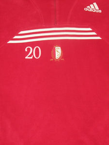 Standard Luik 1998-99 Fleece jacket PLAYER ISSUE #20 Manu Godfroid
