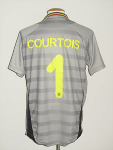 Rode Duivels 2014 WK Keeper shirt #1 Thibaut Courtois