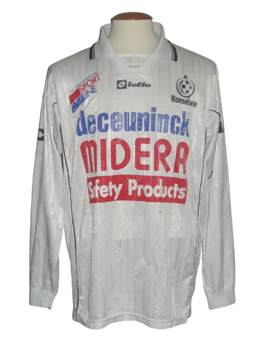 KSV Roeselare 2000-01 Home shirt MATCH ISSUE/WORN #10