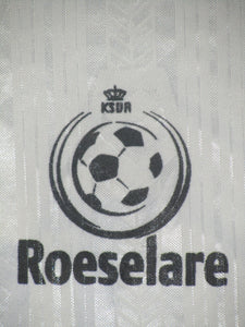 KSV Roeselare 2000-01 Home shirt MATCH ISSUE/WORN #10