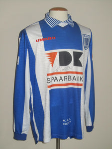 KAA Gent 1998-99 Home shirt MATCH ISSUE/WORN #14 Thomas Chatelle *signed*