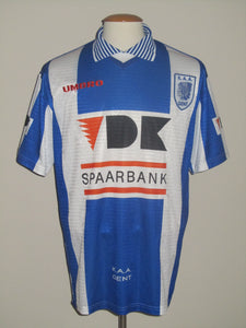 KAA Gent 1998-99 Home shirt MATCH ISSUE/WORN #25