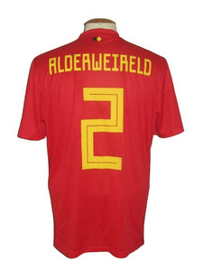 Rode Duivels 2018-19 Home shirt L #2 Toby Alderweireld