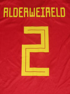 Rode Duivels 2018-19 Home shirt L #2 Toby Alderweireld