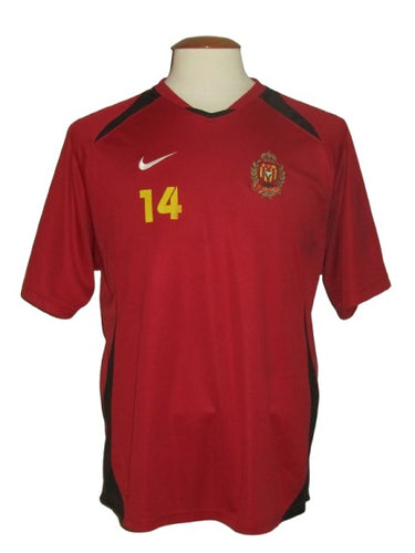 KV Mechelen 2008-09 Training shirt PLAYER ISSUE #14 Aloys Nong