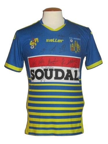 KVC Westerlo 2017-18 Away shirt S *signed*