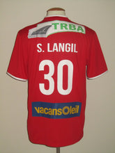 Load image into Gallery viewer, Royal Excel Mouscron Peruwelz 2014-15 Home shirt MATCH ISSUE/WORN #30 Steven Langil