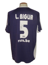 Load image into Gallery viewer, RSC Anderlecht 2006-07 Home shirt L #5 Lucas Biglia *signed*