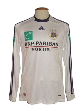 RSC Anderlecht 2009-10 Home shirt Limited Edition L/S S *Champions*