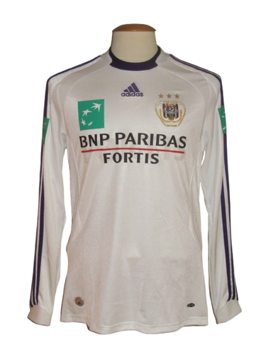 RSC Anderlecht 2009-10 Home shirt Limited Edition L/S S *Champions*