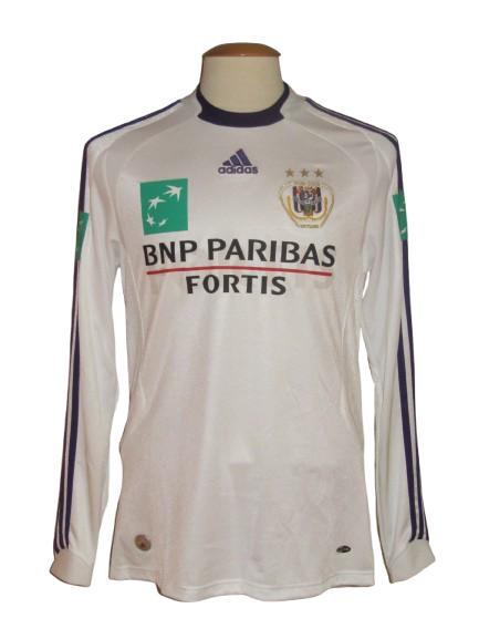 RSC Anderlecht 2009-10 Home shirt Limited Edition L/S S *Champions*