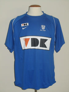 KAA Gent 2005-06 Home shirt MATCH ISSUE/WORN #13 Ernest Nfor