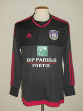 Load image into Gallery viewer, RSC Anderlecht 2015-16 Keeper shirt PLAYER ISSUE #33 Davy Roef *signed*