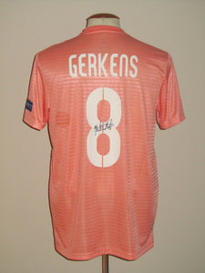 RSC Anderlecht 2018-19 Away shirt Europa League #8 Pieter Gerkens *signed*