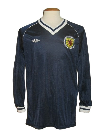 Scotland 1982-83 Home shirt MATCH ISSUE/WORN #18