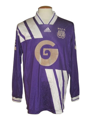 RSC Anderlecht 1993-94 Away shirt MATCH ISSUE/WORN #11 Danny Boffin