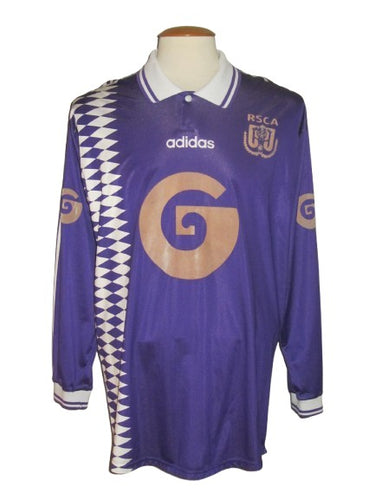 RSC Anderlecht 1994-95 Home shirt MATCH ISSUE/WORN #14