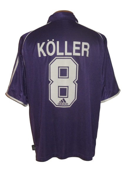 RSC Anderlecht 1999-00 Away shirt XL #8 Jan Koller