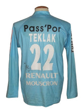 Load image into Gallery viewer, Royal Excel Mouscron 2007-09 Away shirt MATCH ISSUE/WORN #22 Alexandre Teklak *signed*
